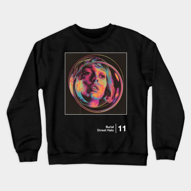 Burial - Minimalist Graphic Fan Artwork Design Crewneck Sweatshirt by saudade